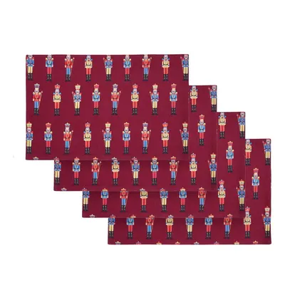 Suport pentru farfurii din bumbac 46x30 cm cu model de Crăciun Christmas Nutcracker – Catherine Lansfield