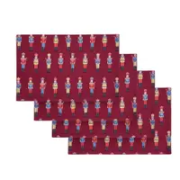 Suport pentru farfurii din bumbac 46x30 cm cu model de Crăciun Christmas Nutcracker – Catherine Lansfield