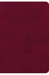 NASB Large Print Compact Reference Bible, Burgundy Leathertouch