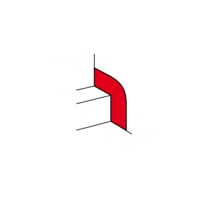 Wall feedthrough - pentru capac flexibil DLP trunking adancime 195 to 220 mm