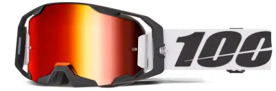 Ochelari atv cross 100% Armatic Caldwell, lentila oglinda rosie
