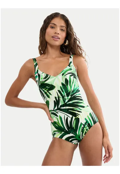 Costum de baie dama - verde - Verde