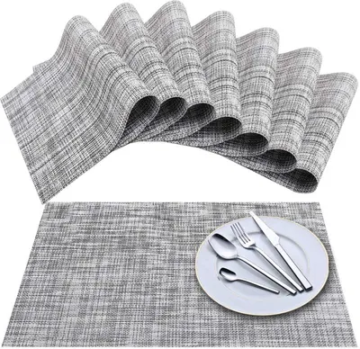 Covoraș de hrănire Morello - Nice Gray, 45 х 30 cm, gri