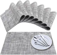 Covoraș de hrănire Morello - Nice Gray, 45 х 30 cm, gri