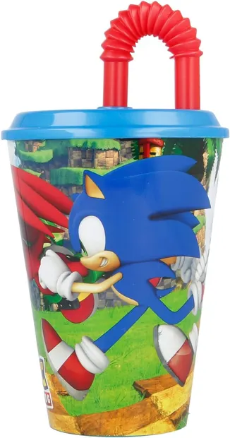 Pahar cu pai Stor Sonic - 430 ml
