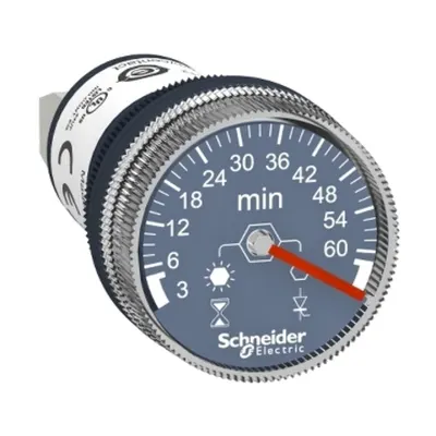 100…240 Vac/Dc Timer Monofunctie Montat Pe Panou cu 3 Min, 60 Min Temporizare