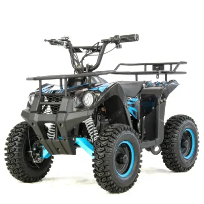 Atv electric copii XTR E-M9 800W, culoare negru albastru