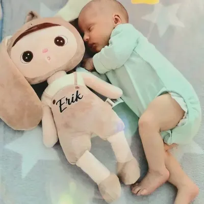 Papusa personalizata de plus Iepuras poznas