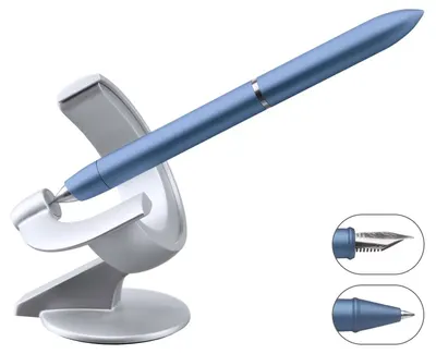 Stilou și roller Novium Hoverpen Future - 2-in-1, Mist Blue