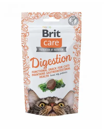 BRIT Care Cat Snack Digestion recompense pentru pisici, digestie sanatoasa 50 g