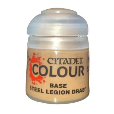 Vopsea Warhammer Base - Steel Legion Drab 12 ml