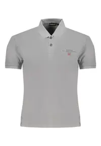 Tricou polo barbati din bumbac Elbas cu croiala Regular Fit - - Gri inchis