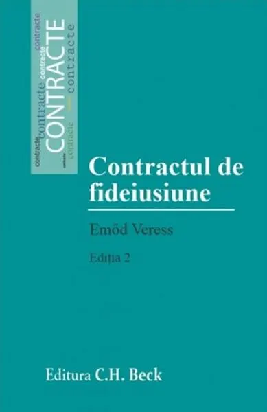 Contractul de fideiusiune - Paperback brosat - Emőd Veress