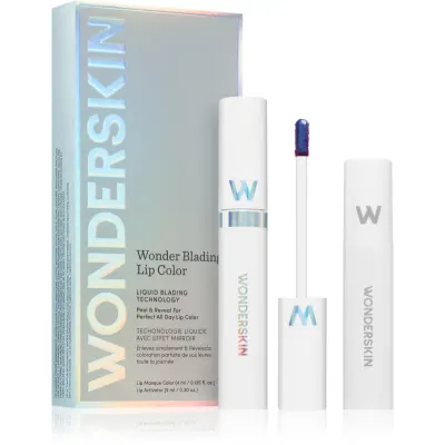 WONDERSKIN Wonder Blading Lip Stain Kit ruj tip tatuaj + activator culoare Bella 4 ml