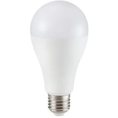 Bec LED A65 E27 15W 3000K alb cald, cip Samsung V-TAC SKU-159