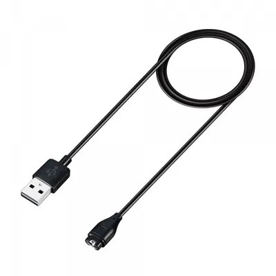 Cablu Incarcare Techsuit TGC1 pentru Garmin Watch Fenix / vivoactive Series, USB-A, Negru