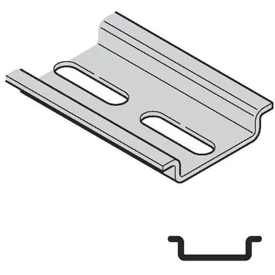 Sina omega cu gauri 35x7,5x1mm Scame 865.221 / 1ML