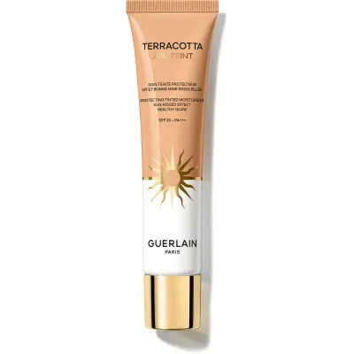 GUERLAIN Terracotta Joli Teint Protecting Tinted Moisturizer machiaj de stralucire pentru un look natural SPF 20 culoare 20 Golden 30 ml