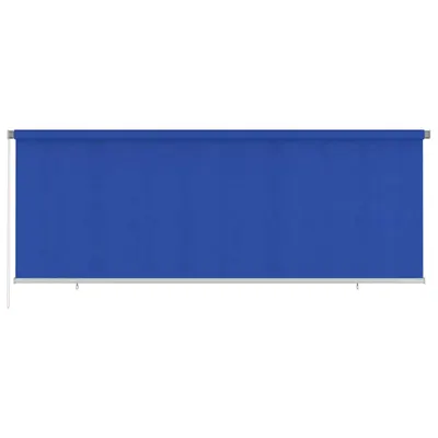 vidaXL Jaluzea rulantă de exterior 405 (l) x 140 (î) cm, albastru, HDPE