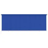 vidaXL Jaluzea rulantă de exterior 405 (l) x 140 (î) cm, albastru, HDPE