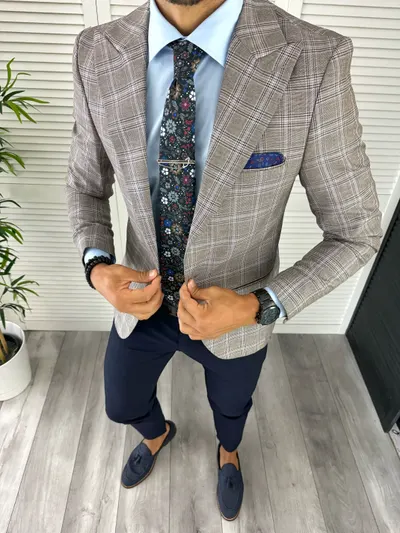 Sacou barbati slim fit 12839 D3-5.3