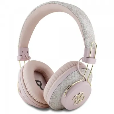 Handsfree Bluetooth Guess 4G Metal Logo, A2DP, Roz