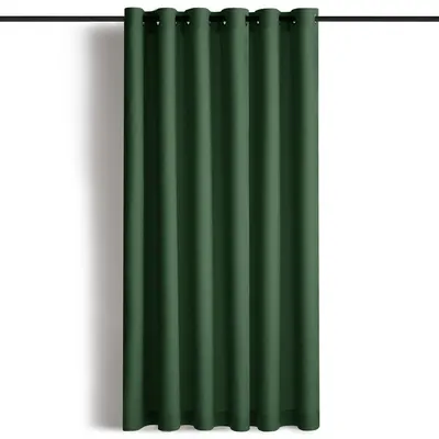 Draperie verde-închis dimout (semi-opacă) 200x250 cm Calisto – Filumi