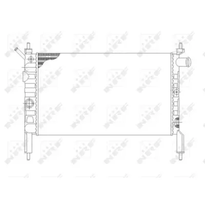 Radiator, racire motor NRF 58930