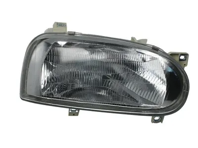 Far dreapta potrivit VW GOLF 3 - (H4, electric, fundal argintiu)