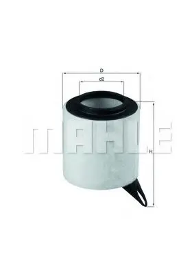 Filtru aer MAHLE ORIGINAL LX 1651