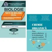 Pachet de teste Chimie organica si Biologie pentru admiterea in invatamantul superior medical 2026