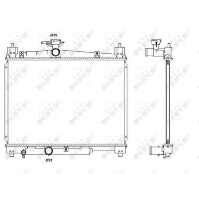 Radiator, racire motor NRF 53270