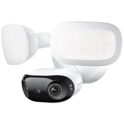 Camera supraveghere panoramica wireless cu lentila duala IP WiFi 6 Reolink Elite Floodlight Full Color F751W, 8 MP, 2.8 mm, 180 grade, slot card, lumi