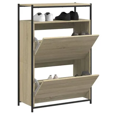 Gossi pantofar, stejar sonoma, 75x34x112 cm, lemn compozit