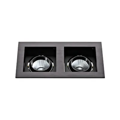 Biscari 2 swivelling 2 x 7W 2700K black IP20