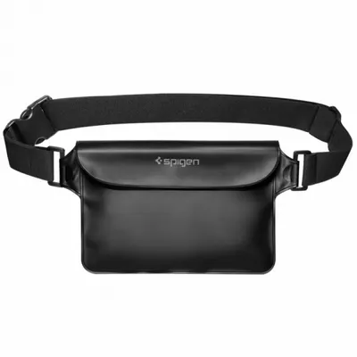 Borseta Waterproof Spigen Aqua Shield, Universala, Neagra AMP04532
