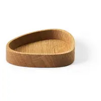 Cutie de depozitare în culoare naturală din lemn, decorativă 14x12,5x3 cm Curve S – LIND DNA