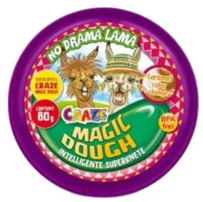 Magic multicolor plastilină pentru modelare Craze - Lama II, 80 g, Sortiment