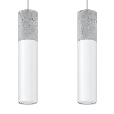 Lampa suspendata BORGIO 2 alb