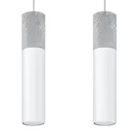 Lampa suspendata BORGIO 2 alb
