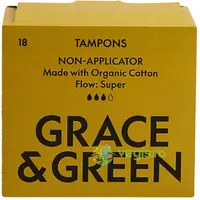 Tampoane din 100% Bumbac Organic Super 18buc