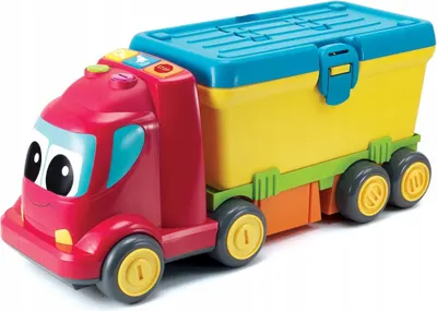 Jucărie interactivă 3 în 1 Infantino B Kids - Camion de construcții