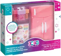 Set cosmetic pentru copii 3C4G - Luciuri de buze într-un mini-frigider, 5 bucăți