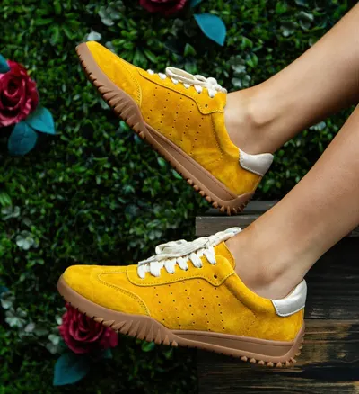 Sneakers dama Nygery Galbeni