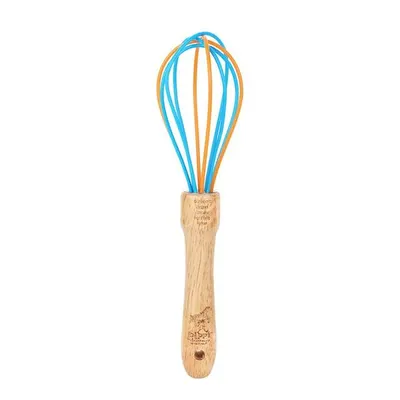Tel silicon și mâner lemn Pippi, 20 cm