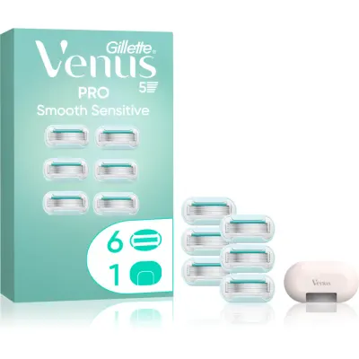Gillette Venus PRO Smooth Sensitive rezerva Lama + capac de protecție 6 buc