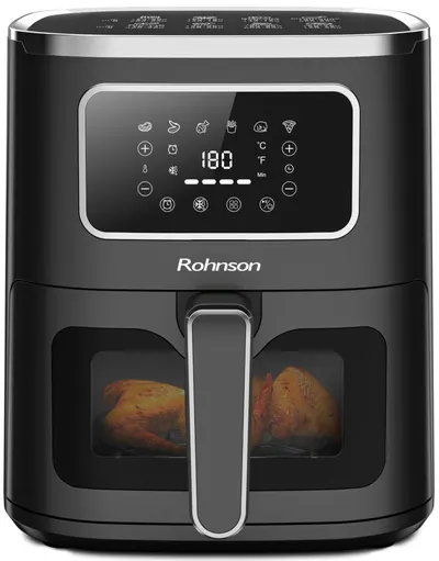 Friteuză cu aer cald Rohnson - R-2862, 1450W, 5 l, negru