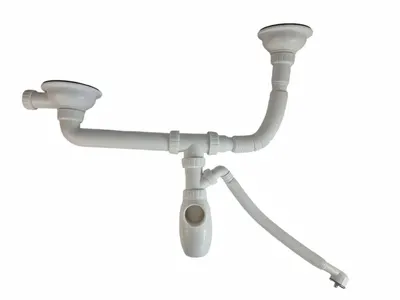 B710V Sifon pentru chiuveta-dubla