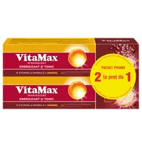 Pachet Vitamax 2 la pret de 1, 2 x 20 comprimate efervescente, Perrigo