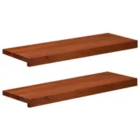 vidaXL Pervazuri 2 buc. Maro 80x 30 x 2 cm Lemn de fag masiv